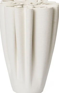 Ferm Living Vaser & Urtepotteskjulere>Dedali Vase - H25 - Off-white