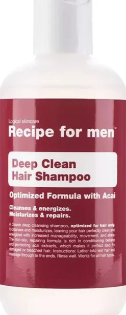 Recipe For Men Hår|Hår>Deep Cleansing Shampoo 250 ml.
