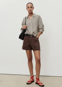 Denim shorts with frayed hem and pl-MANGO Best