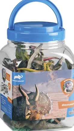 New DINO DYR 30 DELE I SPAND Børn Legetøjsfigurer