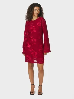 Dame Neo Noir Kjoler>Dirina Big Flower Mesh Dress