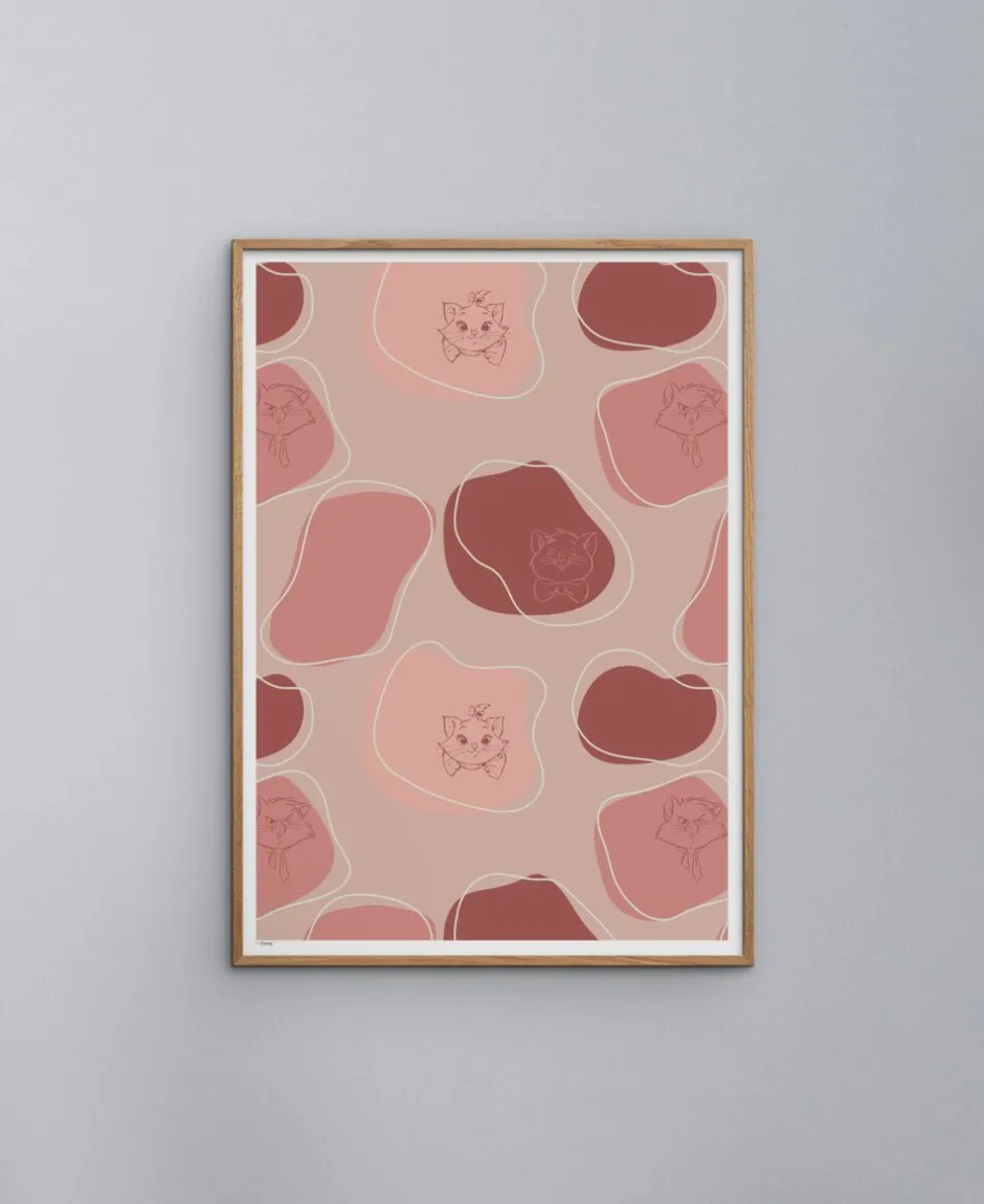 Disney - Aristocats Pink & Red-Poster & Frame Sale