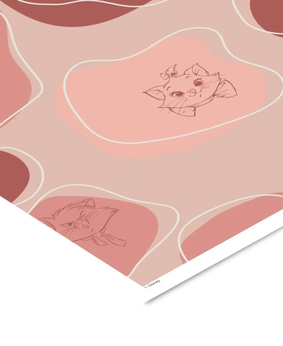 Disney - Aristocats Pink & Red-Poster & Frame Sale