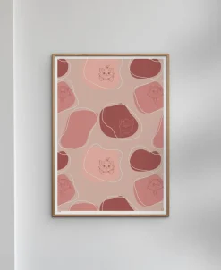 Disney - Aristocats Pink & Red-Poster & Frame Sale