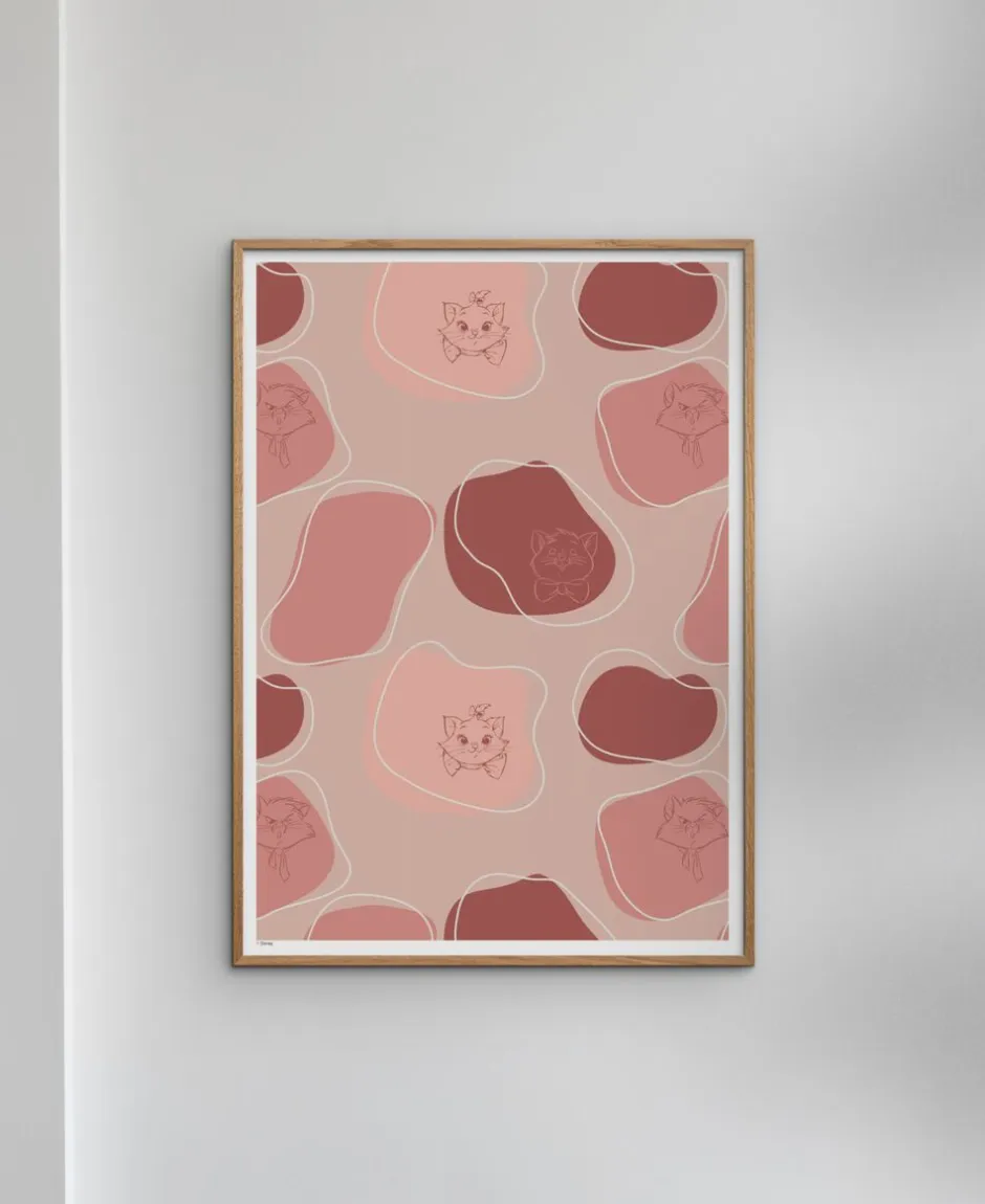 Disney - Aristocats Pink & Red-Poster & Frame Sale