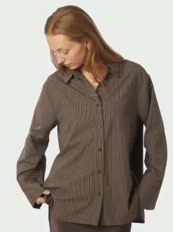 Dame Neo Noir Bluser & Skjorter>Dita Striped Line Shirt