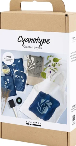 Outlet DIY Kit Cyanotypi, Tekstil Børn Kreativitet
