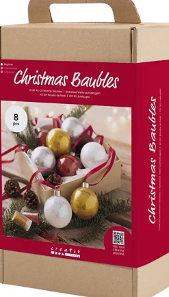 DIY Kit Julekugler, Glitter-Creativ Company