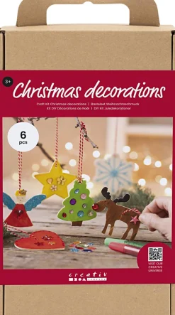 DIY Kit Julepynt, Farvelægning-Creativ Company Hot