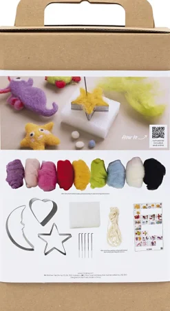 Børn Creativ Company Kreativitet>DIY Kit Nålefiltning, Dyr i vandet