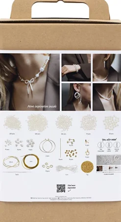 Børn Creativ Company Kreativitet>DIY Mix Smykker, Halskæder, armbånd, øreringe, forgyldt, hvi