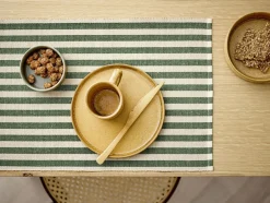 Södahl Tekstiler Til Borddækning>Dækkeserviet 33x48 2-pk Statement Stripe Green