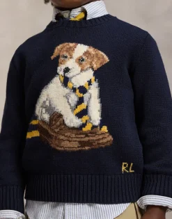 Dog-Intasia Cotton Sweater-Polo Ralph Lauren Sale