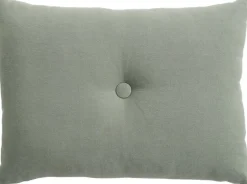 Dot Cushion-Linen-Pine green-Hay Clearance