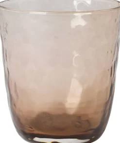 Broste Copenhagen Glas>DRIKKEGLAS 'HAMMERED'