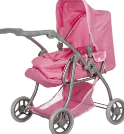 Børn Mamamemo Dukker & Tilbehør>DUKKEVOGN MED LIFT. PINK