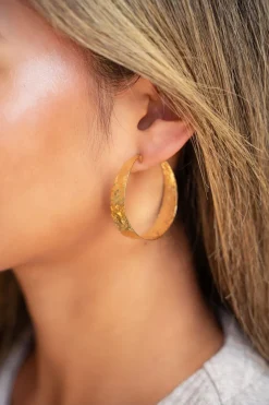 Dame My Jewellery Smykker|Smykker>Earrings hammered hoops