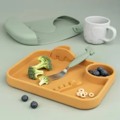 Online Easy-grip bestiksæt Deer friends Grøn Børn Børneservice