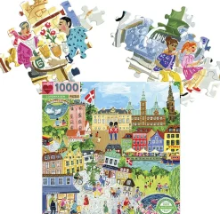 Børn eeBoo Spil & Puslespil>- Puslespil 1000 brk - København