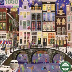 Outlet - Puslespil 1000 brk - Magical Amsterdam Børn Spil & Puslespil