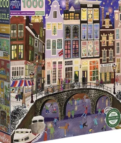 Outlet - Puslespil 1000 brk - Magical Amsterdam Børn Spil & Puslespil