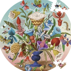 Børn eeBoo Spil & Puslespil>- Rundt puslespil 1000 brk - Blomsterbuket