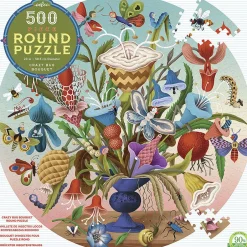 - Rundt puslespil 500 brk - Vild buket-eeBoo Online