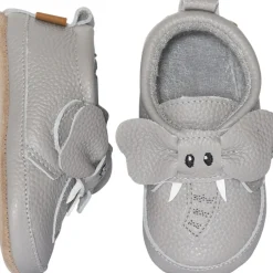 Børn Melton Hjemmesko>Elephant leather slippers