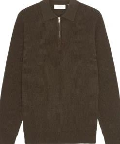 Elinor Zipper Polo Knit-Les Deux