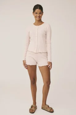 Eloise 10 Cardigan Pointelle - 100% Økologisk Bomuld GOTS-Magasin du Nord Collection Clearance