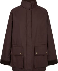 Best Emmy 3 Coated jakke med fløjl kanter - GRS Dame Regntøj