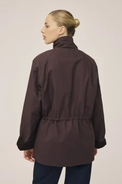 Best Emmy 3 Coated jakke med fløjl kanter - GRS Dame Regntøj