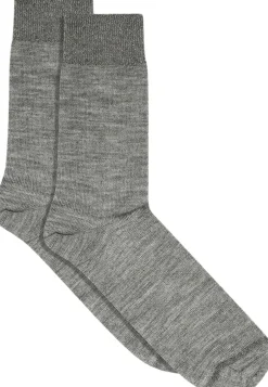 Clearance Erina wool rib socks Dame Uldundertøj|Strømper