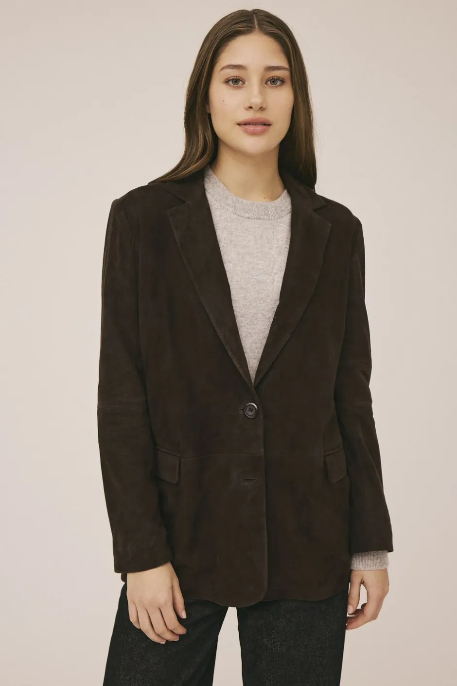 Dame Magasin du Nord Collection Blazere & Veste>Esi 2 LWG - 100% Suede Blazer