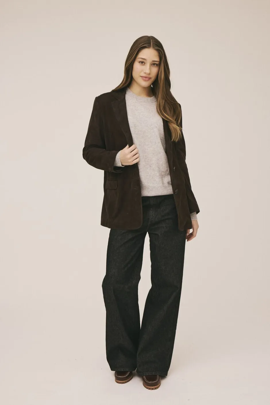 Dame Magasin du Nord Collection Blazere & Veste>Esi 2 LWG - 100% Suede Blazer