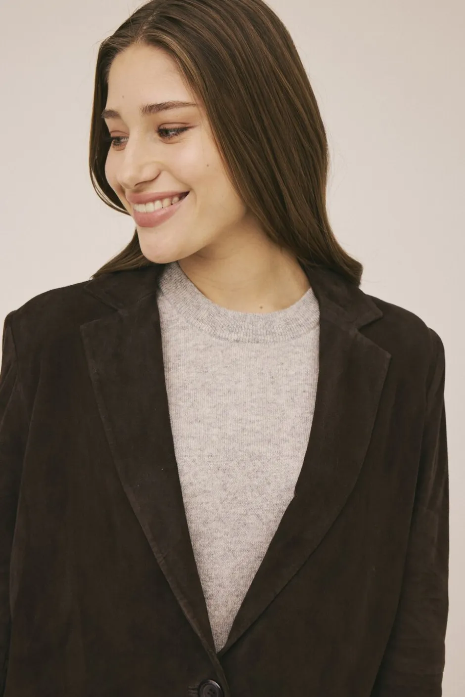 Dame Magasin du Nord Collection Blazere & Veste>Esi 2 LWG - 100% Suede Blazer