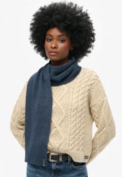 Dame Superdry Sweatshirts|Halstørklæder & Tørklæder>ESSENTIAL LOGO KNITTED SCARF