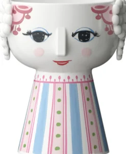 Eva Lysestage H9. 5 cm pink Lys & Lysestager