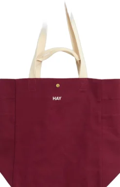 Dame Hay Shoppere>Everyday Tote Bag-Medium-Burgundy