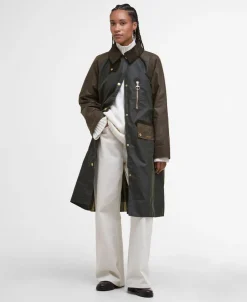 Evette Wax Jacket - water repellent-Barbour Hot