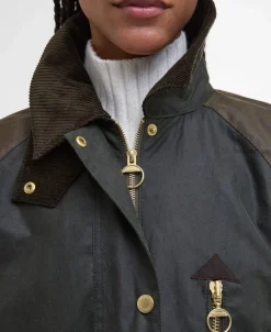 Evette Wax Jacket - water repellent-Barbour Hot
