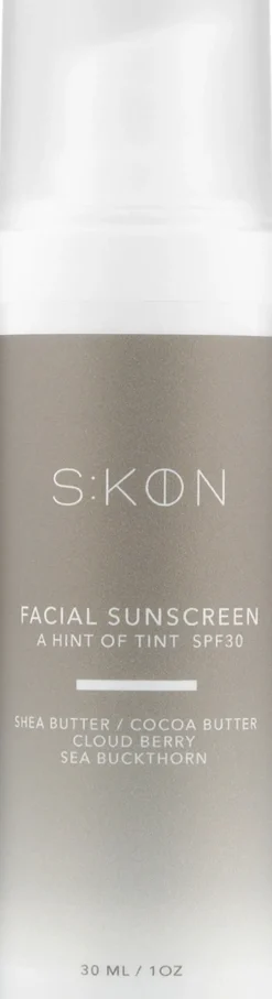 New FACIAL SUNSCREEN - A HINT OF TINT SPF 30 Solpleje