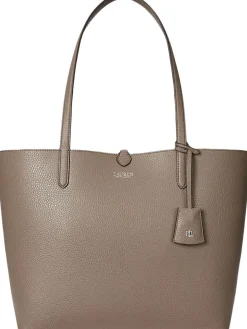 Sale Faux-Leather Large Reversible Tote Bag Dame Shoppere