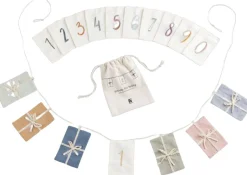 Online Fødselsdags ranke, gaver, tal 0-9, økologisk bomuld Børn Festpynt