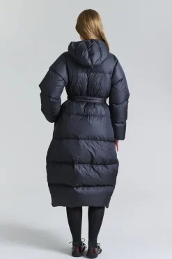 Feather down dunjakke med bælte-Bitte Kai Rand Clearance