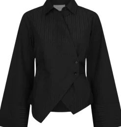 Outlet Fenli Tone Stripe Shirt Dame Bluser & Skjorter