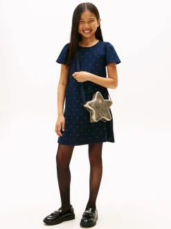 FESTIVE STUD ALINE DRESS SS-Tommy Hilfiger Clearance