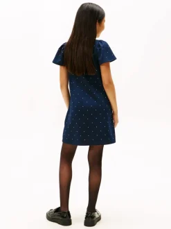 FESTIVE STUD ALINE DRESS SS-Tommy Hilfiger Clearance