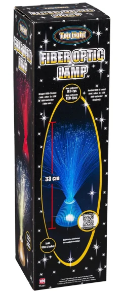 FIBEROPTISK LAMPE 33 cm-Lamper og disco lys New