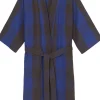 Field robe Chocolate/Bright Blue Dame Morgenkåber & Kimonoer